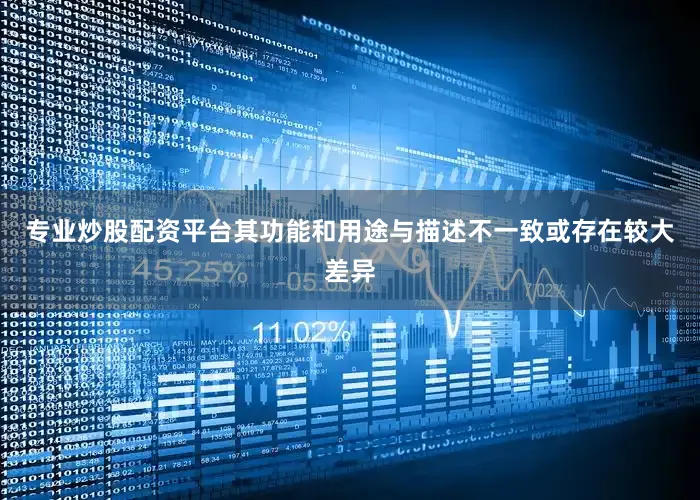 专业炒股配资平台其功能和用途与描述不一致或存在较大差异
